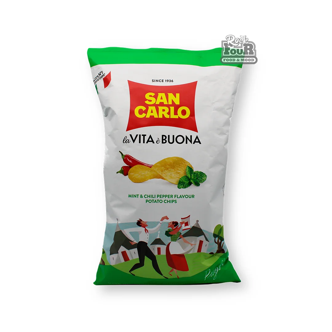 Potato chips "San Carlo" with mint and chili 150g
